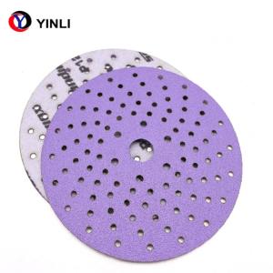 Wholesale Metal Polishing Zirconia Sanding Disc 6 Inch Sanding Discs 80 Grit With Multihole from china suppliers