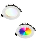Adjustable CCT RGBW LED Downlight With 50000-Hour Lifespan No Flicker 12V DC,