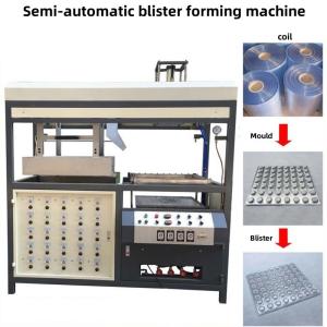 Wholesale New Semi-automatic Blister Vacuum Forming Machine Mini Plastic Thermoforming Machine from china suppliers