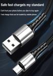 USB 2.0 Charging Cable 5A Nylon Braided Mobile Phone 1.5m