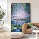 Customized Size Colorful Flower Acrylic Oil Painting for Hotel Decor Personalize