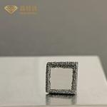 6.0Ct Up Lab Created Diamonds Square EFG Color CVD Rough Diamonds