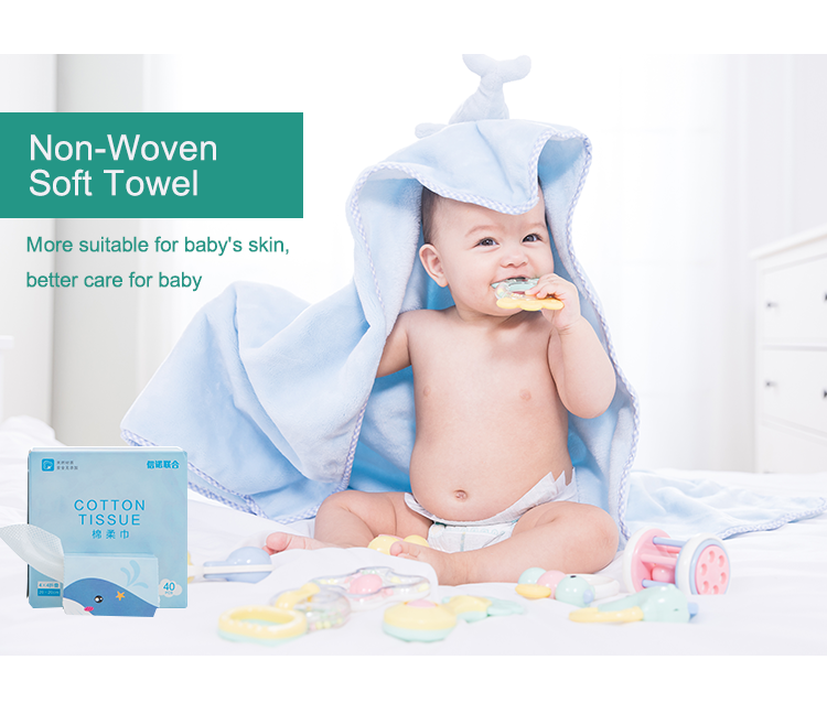 35-70gsm Biodegradable Dry Wipes Microfiber Disposable Cleaning Towels