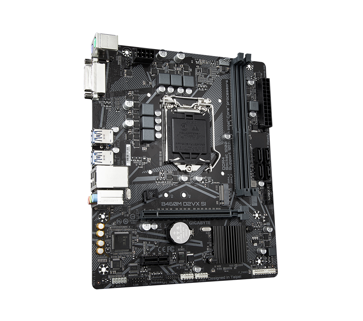 B460M-D2VX SI LGA 1200 B460 WIFI M.2 Micro ATX Motherboard For Workstation