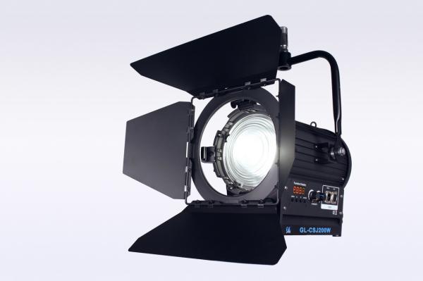 TV Studio Lights 200W LED Fresnel Stage Lighting Bi Color High TLCI/CRI With DMX
