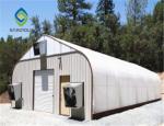 275G/M2 12M Light Deprivation Greenhouse Gothic Roof Structure