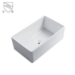 Wholesale White Ceramic Farmhouse Kitchen Sink 30 Inch 30&quot; Apron Front Sink White Drop In from china suppliers