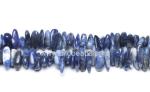 Sodalite Center Drilled Chips, 16 Inch