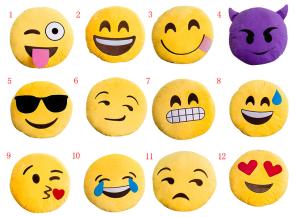 Wholesale Hot sale plush products Emojis , Emoji toys, Emoji pillow,8-15inch round emojis, cheap emojis from china suppliers