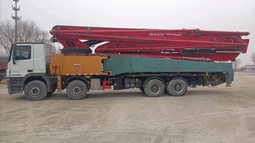 Construction Machinery Concrete Pump Used Concrete Monted Pump Truck for Sale Sanyy 56m