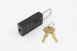 Nylon Long Safety Lockout Padlocks 4mm Shackle Chrome Plated With 2 Keys
