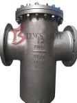 Cast Stainless Steel Basket Strainer A351 CF8M Bolted Cover Flanged To Din PN16