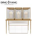 Factory Commercial Custom Made Locking Jewelry Display Case For High End Jewelry