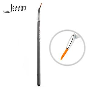 Wholesale Pointed Tip Jessup Makeup Brushes Bent Ferrule For Eyeliner from china suppliers
