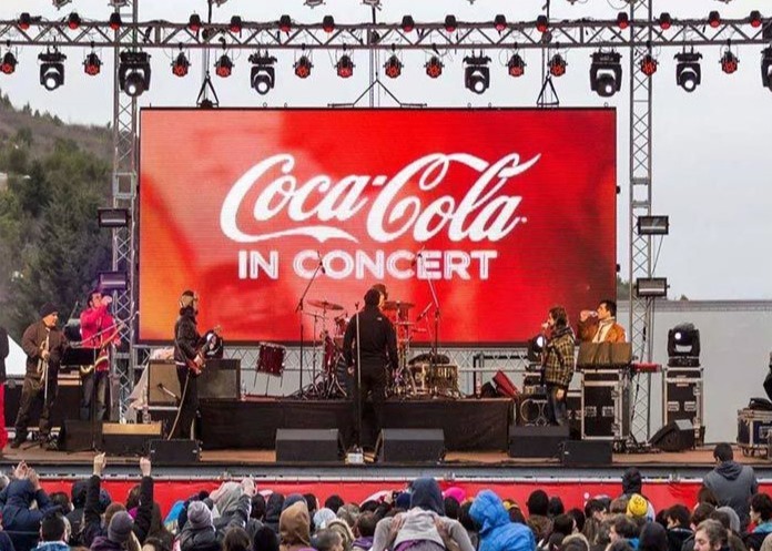 P2.5 Large Outdoor HD Full-Color LED Display Die-Cast Aluminum For Rent Brightness Of 2500nits 160000/Sqm