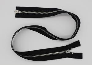 Wholesale Black 5 Inch Non - Lock Sliders Two Way Metal Zip For Coveralls / Traveling Bag from china suppliers