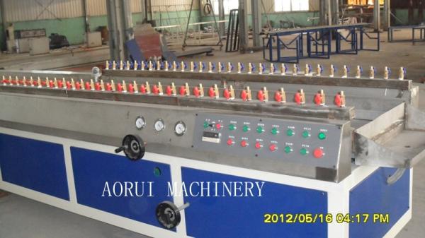 Plastic and Wood Foamed Plastic Profile Extrusion Line , Pvc Profile Manufacturi