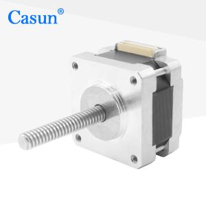 Wholesale 25mm 12V NEMA 16 Stepper Motor With Lead Screw Captive Stepper Motor 4 Phase from china suppliers