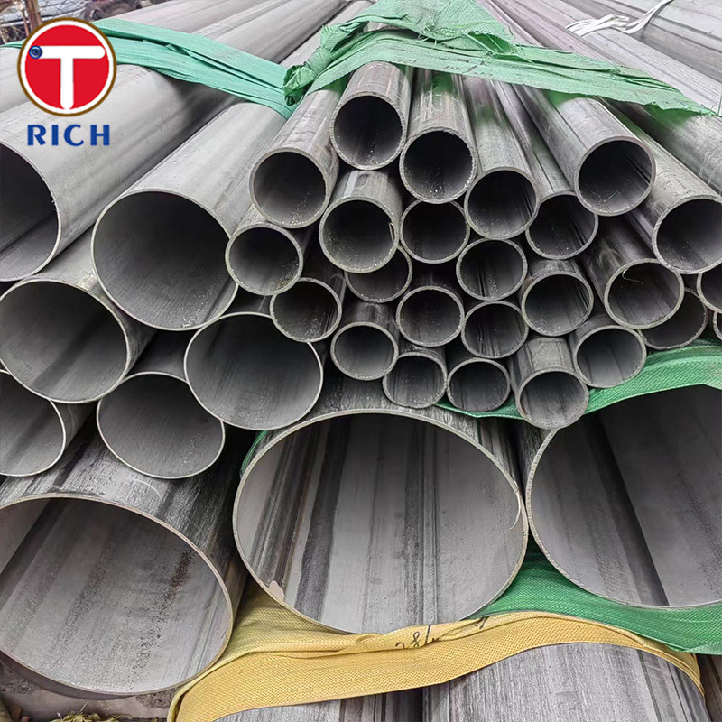 JIS G3468 304 Stainless Steel Tubes Large Diameter Welded Stainless Steel Pipes For Low Temperature