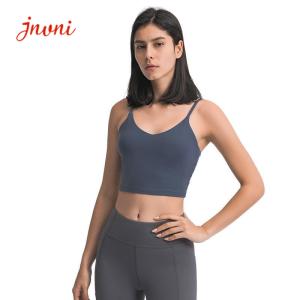 Wholesale Yoga Fitness Cropped Tank Top Lightweight Compression Running Sports Padded Bra from china suppliers