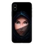 Lightweight Designer Cell Phone Cases Black Islamic Hijab Girls Gift Anti Shock