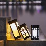 Outdoor Lampshade Solar Deck Post Lights For Decorations Patio Porch Courtyard