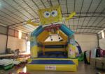 Spongbob Cool Bounce Houses , Backyard Industrial Bounce House Quadruple