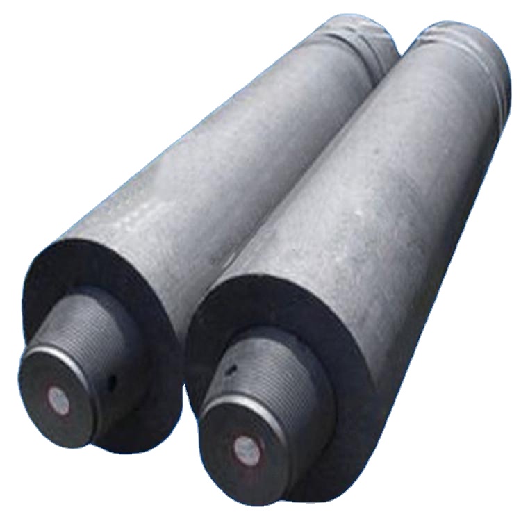 Refractory Supplies Black Graphite Electrode for Electric Arc Furnaces