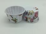 Little Bird Cute Cupcake Cups , Pet Coated Film Paper Cupcake Holders Decoration
