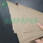 60gsm No Paper Dust Brown Bobbin Fibre Core Kraft Paper For Tape Pipe
