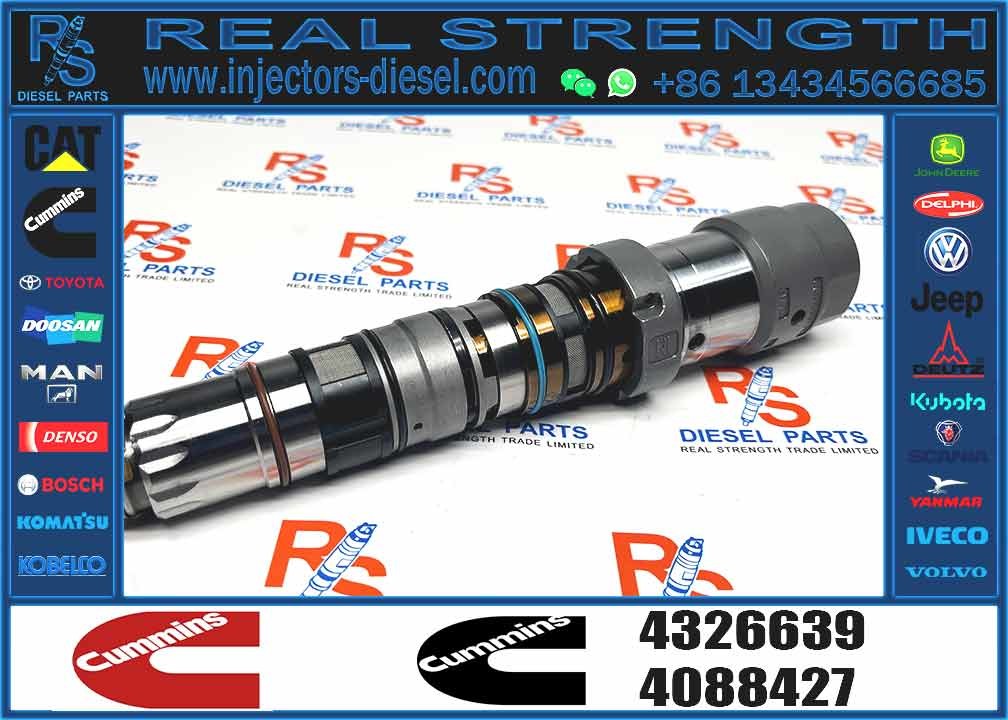 Original Genuine Engineering machinery dump truck Fuel Injector 4326639 4954801 4921360 4088430 for K78 QSK78 Engine