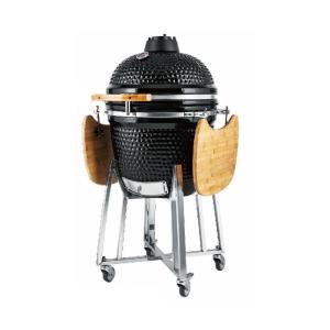 Wholesale Black Ceramic BBQ Grill 21inch Large Kamado Grill from china suppliers