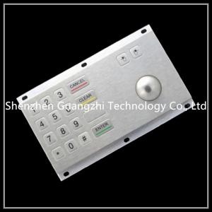 Wholesale Industrial Metal Numeric Keypad With Trackball Contaminate Resistant from china suppliers
