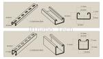 Cr12Mov Blade 3mm Strut Channel Metal Roll Forming Machine