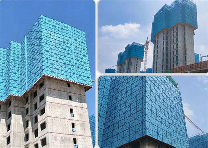 Fireproof Punching Movable Perimeter Safety Screens For Building Site