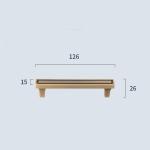 Furniture Morden Solid Brass Cabinet Handles Hardware Cabinet Pulls