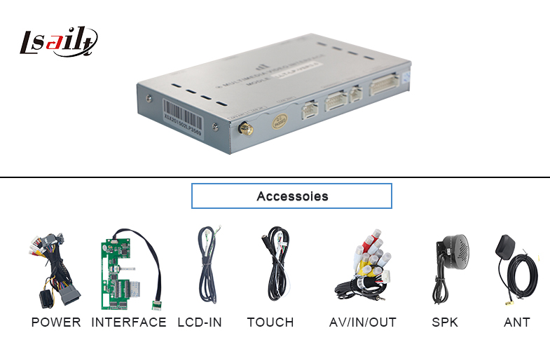 Video Interface Jade Multimedia Video Converter , Upgrading Kit Adds on In-Dash Board , Left-Hand
