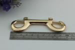 Zinc alloy hanging brush anti brass 100 mm length lobster claw clip trigger