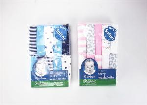 Wholesale 10pk Knit Washcltoh Baby Bath Washcloths Super Weather Ability Color Magnet from china suppliers