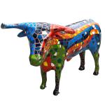 Cow Statue Decoration Resin Crafts Outdoor Fiberglass Sculpture