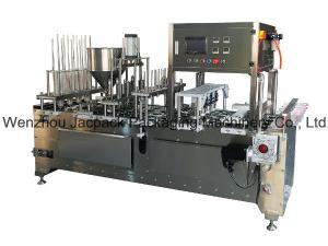 Wholesale PLC Controlled Rotary Yogurt Cup Filling Sealing Machine 4000pcs/h Capacity 0-85℃ Temp from china suppliers