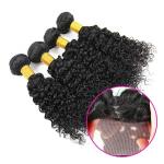 8A Virgin Malaysian Remy Deep Curly Human Hair Weave No Synthetic Hair