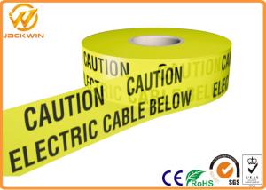 Wholesale Yellow and Black Warning Stripes for Safety Warning Caution Electric Cable Below from china suppliers