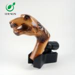 Multifunctional Beech Wooden Umbrella Handle , Animal Head Umbrella Handle With