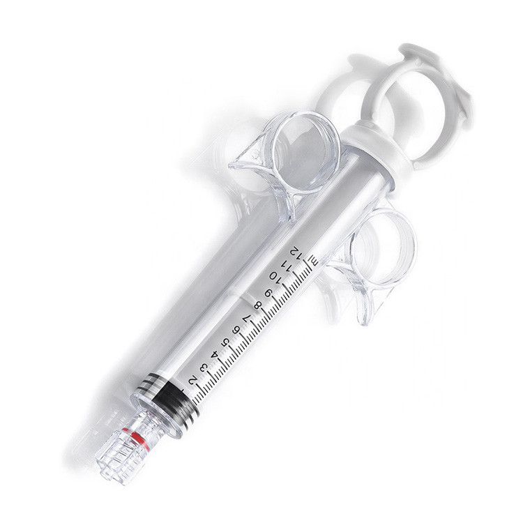 Disposable Plastic Luer Lock Slip 10Ml Retractable Angiographic Asepto Syringes