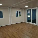 MGO Board Floor Prefabricated Office Double-wing Expansion Box for 20ft 40ft