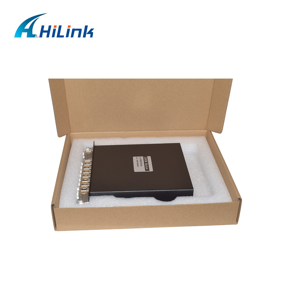 8CH DWDM Mux Demux Module CH41-CH48 Dual Fiber LGX With Metal Connectors