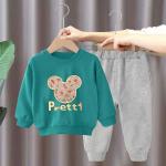 Boys And Girls Children'S Long Sleeve Set Cartoon Pattern