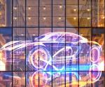 Outdoor Indoor Glass Transparent LED Film Display 1000*500mm 1000*1000mm Cabinet