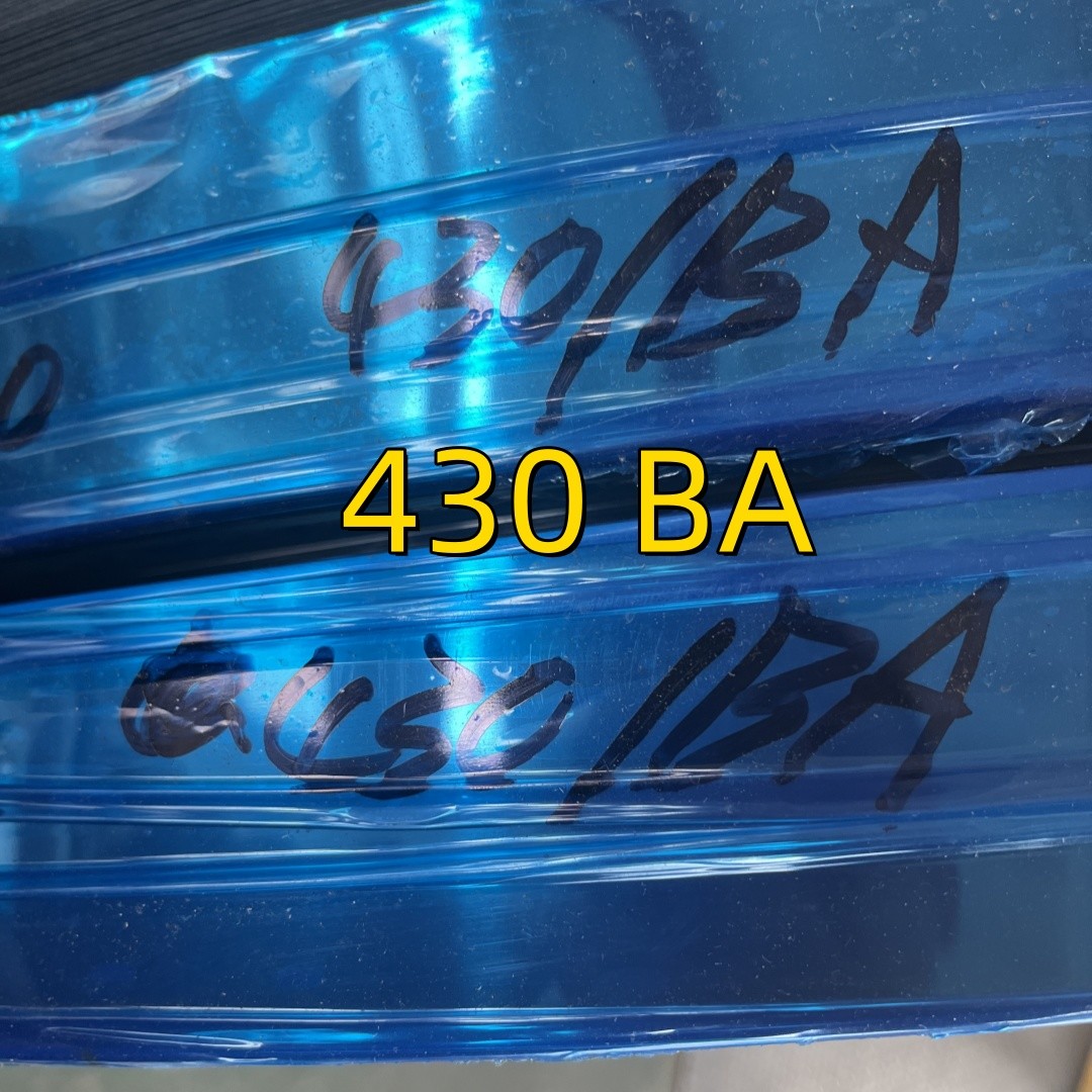 Cold Rolled 430 Stainless Steel Strip 1.4016 SS430 BA Stainless Steel Coil 0.5*50MM